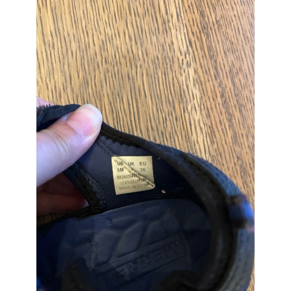 Merrell Hydro Sandals – Size 5 – Black‎ & Blue Leather Uppers - Picture 7 of 7
